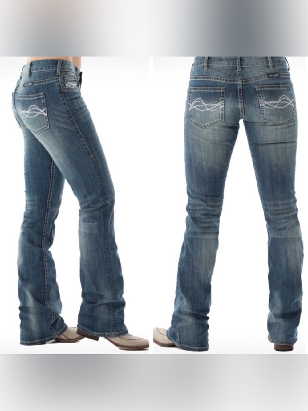 Cowgirl Tuff "Don't Fence Me In" Jeans